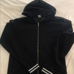 Andrew Christian Mesh ZIP Hoodie